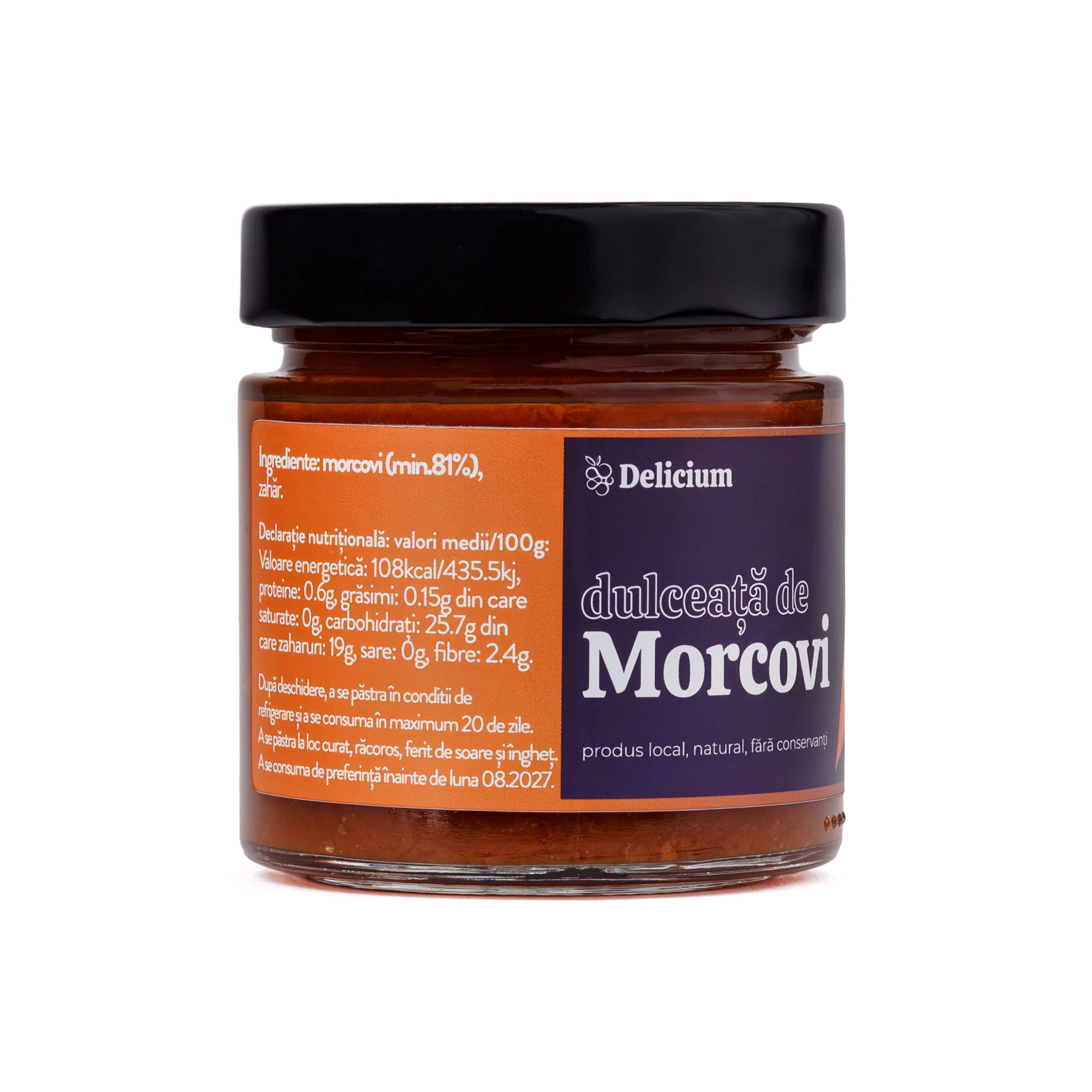 Dulceață de morcovi, 230g - imagine 2