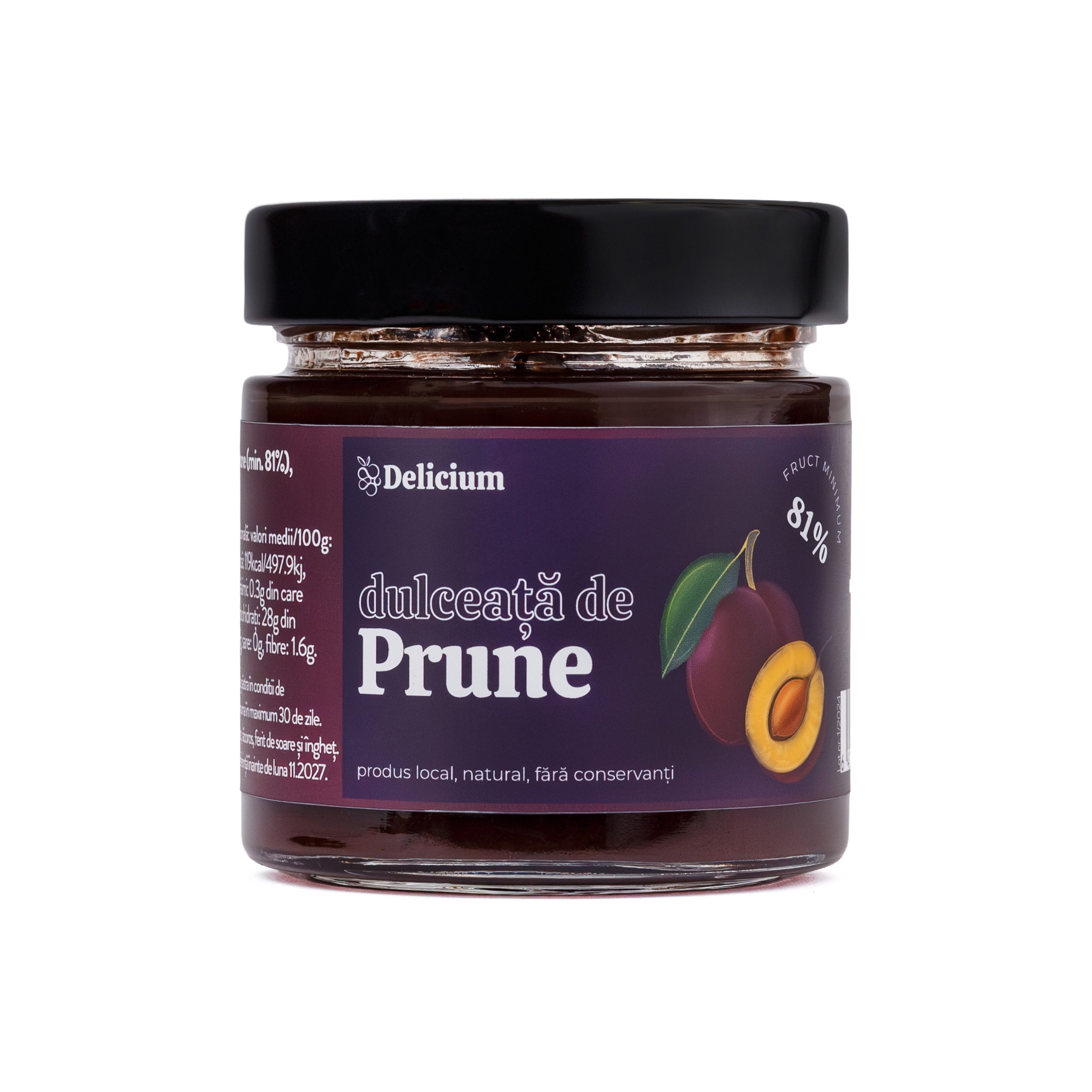Dulceață de prune, 230g